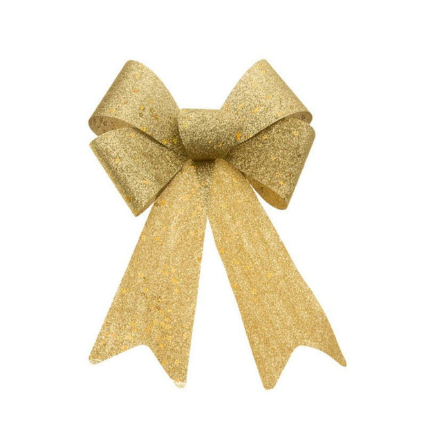 Gouden Strik Glitter 39cm van CHAKS koop je bij Partywinkel