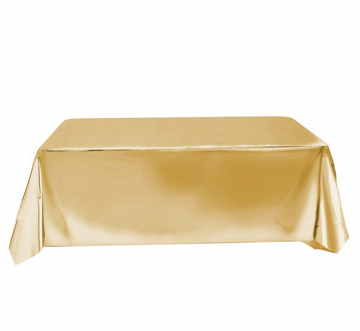 Gouden Tafelkleed Metallic 2,74m van Fiestas Guirca koop je bij Partywinkel
