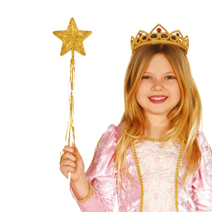 Gouden Toverstaf 45cm van Fiestas Guirca koop je bij Partywinkel