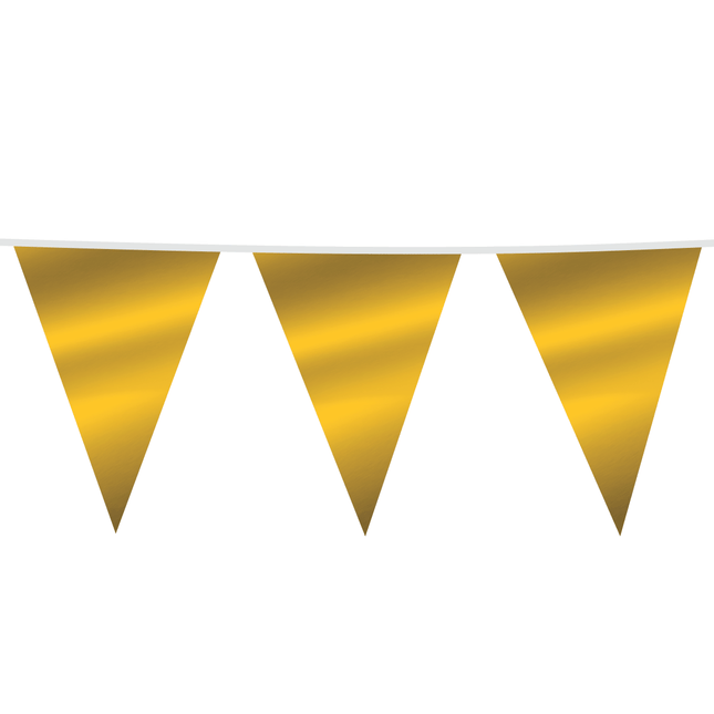 Gouden XL Slingers Metallic 10m van WeFiesta koop je bij Partywinkel