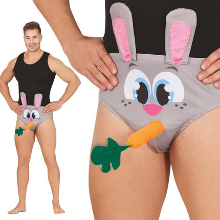 Grappige Onderbroek Konijn - Partywinkel - 8434077182949