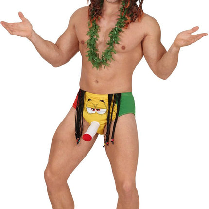 Grappige Onderbroek Rasta - Partywinkel - 8434077182925