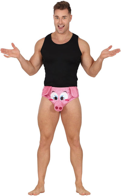 Grappige Onderbroek Varken - Partywinkel - 8434077182963