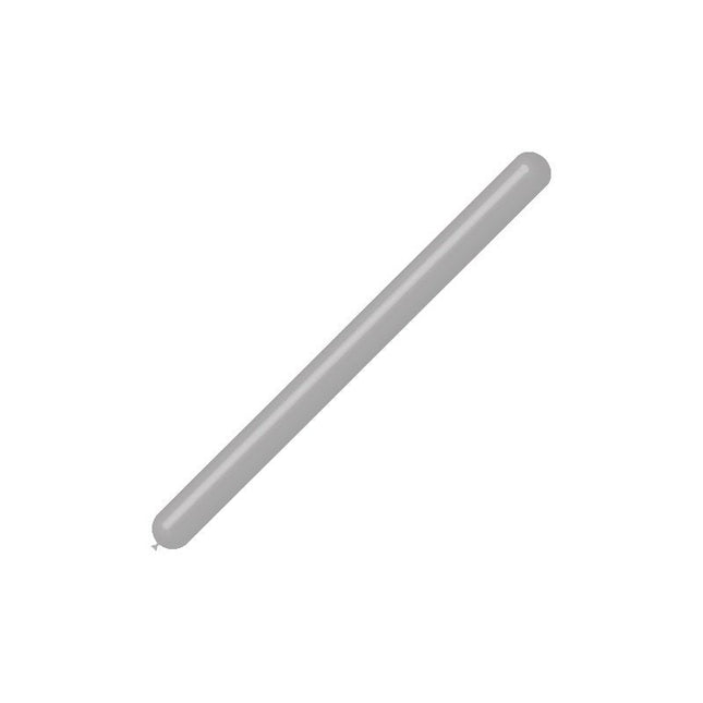 Grijze Modelleerballonnen 7,5cm 150cm 100st van Balloonia koop je bij Partywinkel
