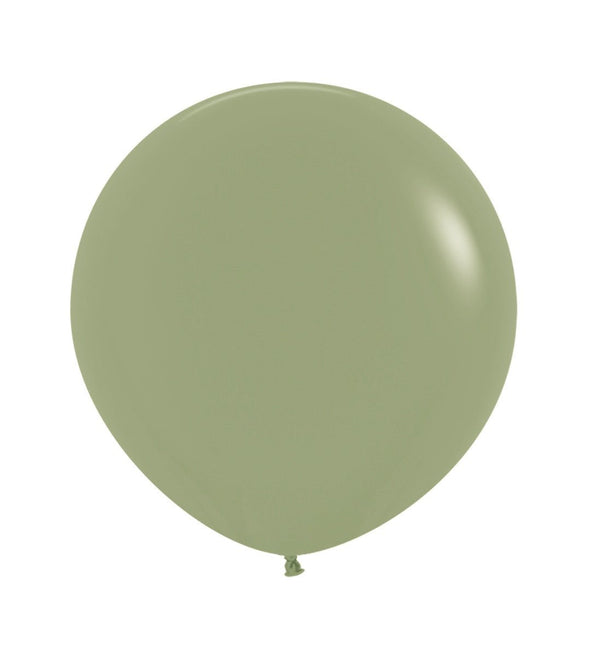 Groene Ballonnen Eucalyptus 61cm 3st van Sempertex koop je bij Partywinkel