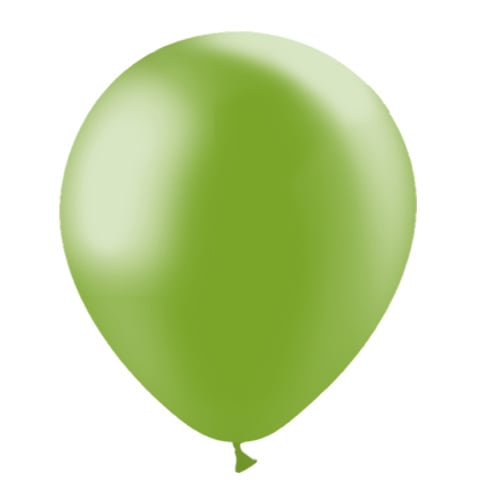 Groene Ballonnen Metallic 30cm 50st - Partywinkel - 8436540866943