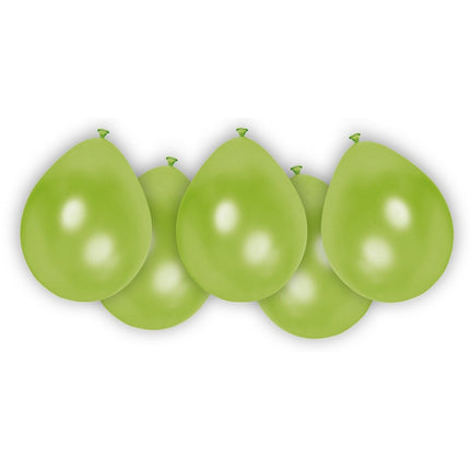 Groene Ballonnen Metallic Leeg 8st van Procos koop je bij Partywinkel