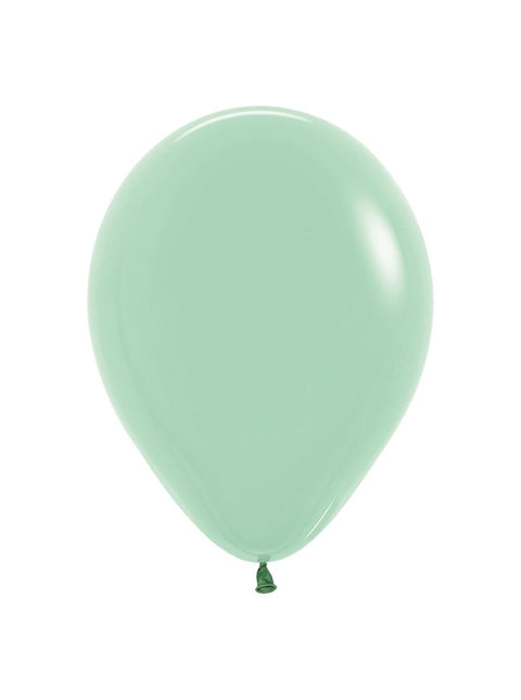 Groene Ballonnen Pastel 23cm 50st van Sempertex koop je bij Partywinkel