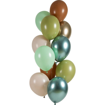 Groene Ballonnen Set 33cm 12st van Folat koop je bij Partywinkel