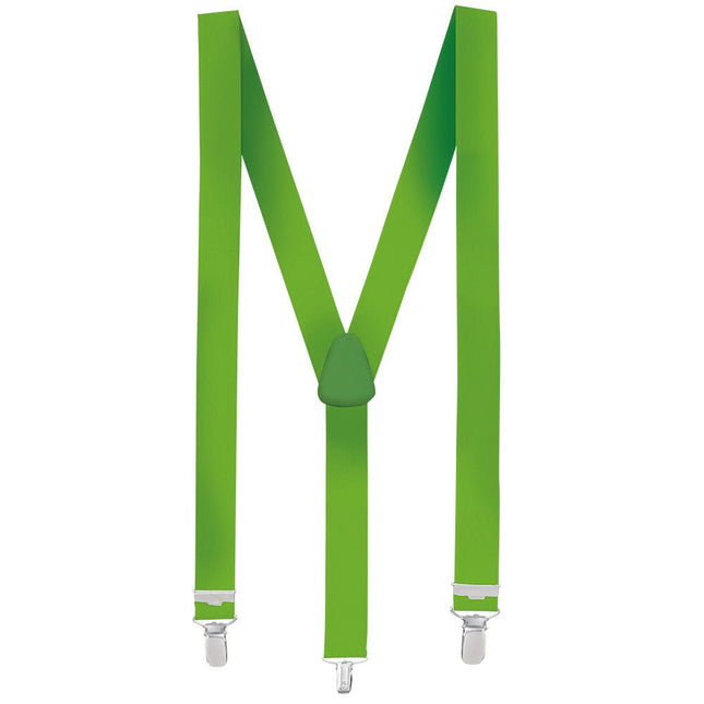 Groene Bretels Neon - Partywinkel - 8712026006004