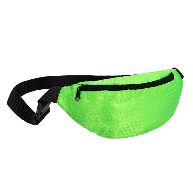 Groene Heuptasje Pailletten - Partywinkel - 8712026360229