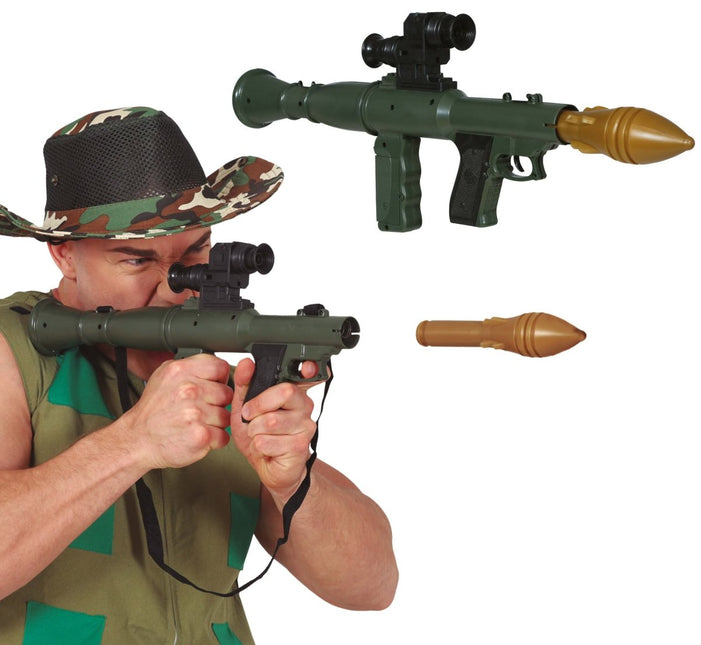 Groene Nep Pistool Bazooka 50cm - Partywinkel - 8434077165973