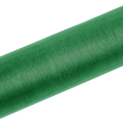 Groene Organza Stof 16cm 9m van Partydeco koop je bij Partywinkel
