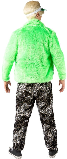 Groene Pluche Jas Heren van Orlob koop je bij Partywinkel