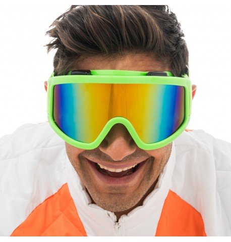 Groene Skibril Goggles van CHAKS koop je bij Partywinkel