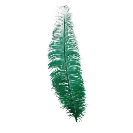 Groene Struisvogelveren 40cm 12st van Fiestas Guirca koop je bij Partywinkel