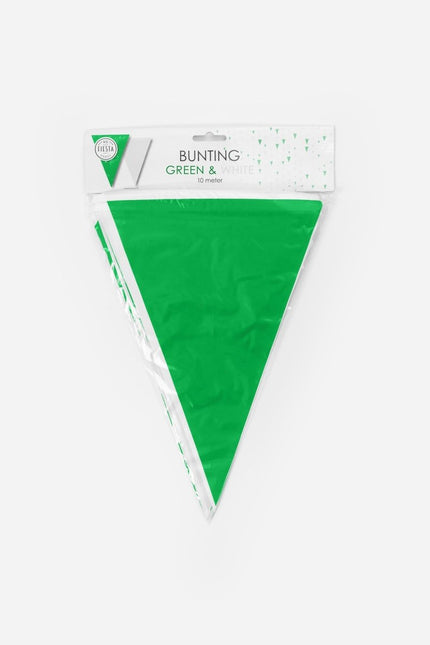 Groen/Witte Vlaggenlijn 10m van WeFiesta koop je bij Partywinkel