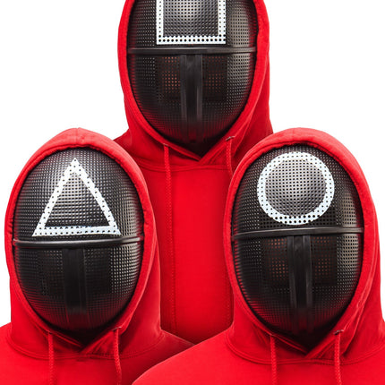 Trzyczęściowy zestaw masek ochronnych