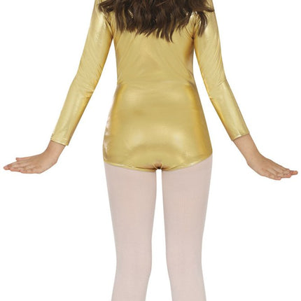 Gympakje Goud Meisje Metallic van Fiestas Guirca koop je bij Partywinkel