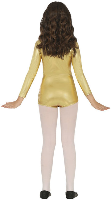 Gympakje Goud Meisje Metallic van Fiestas Guirca koop je bij Partywinkel