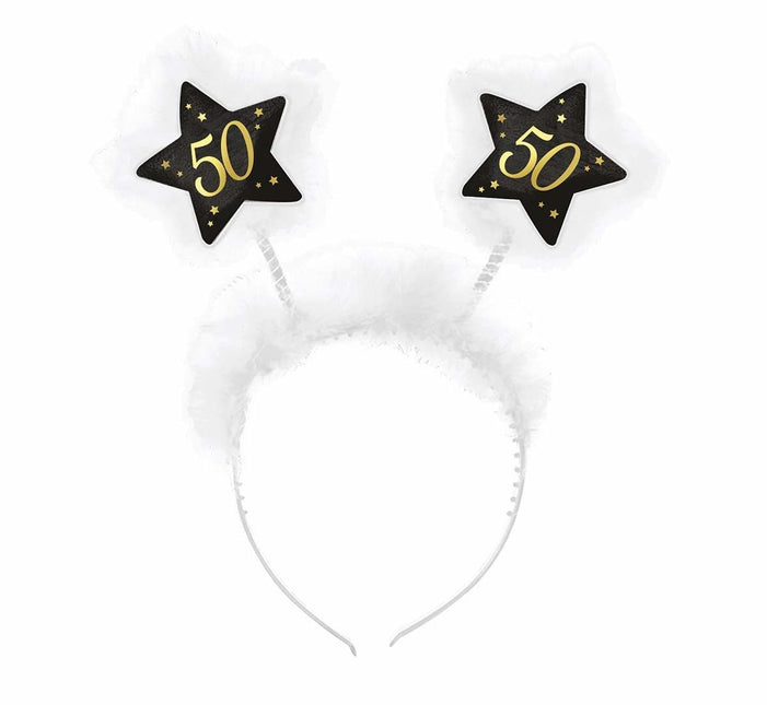 Haarband 50 Jaar Sterren van Fiestas Guirca koop je bij Partywinkel