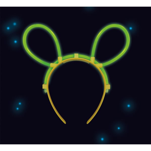 Haarband Met Oortjes Glow In The Dark 19cm van Riethmueller koop je bij Partywinkel