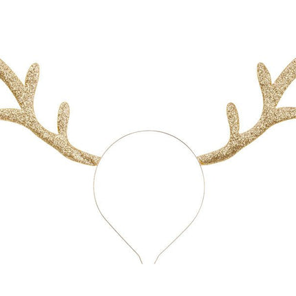 Haarband Rendier Goud 34,5cm van Partydeco koop je bij Partywinkel