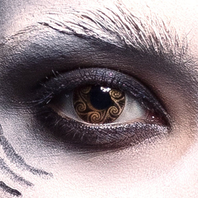 Halloween 12 - Maandslenzen Voodoo Swirl van Boland koop je bij Partywinkel