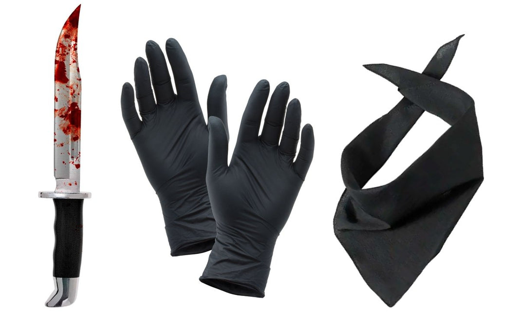 Halloween Accessoireset Killer 3 delig van Fiestas Guirca koop je bij Partywinkel