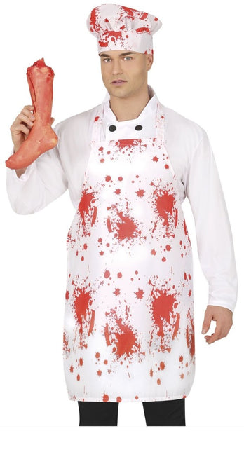 Halloween Accessoireset Kok 2 delig - Partywinkel - 8434077190326