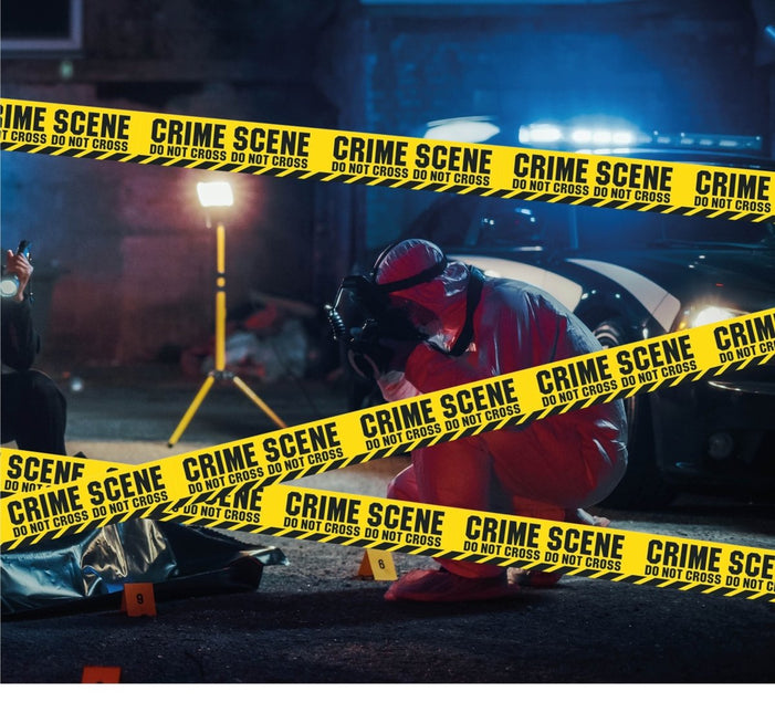 Halloween Afzetlint Crime Scene 6m - Partywinkel - 8434077261149