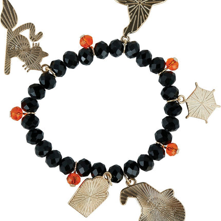 Halloween Armband Zwart van Fiestas Guirca koop je bij Partywinkel