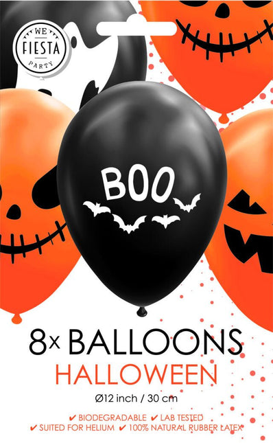 Halloween Ballonnen 30,5cm 8st van WeFiesta koop je bij Partywinkel