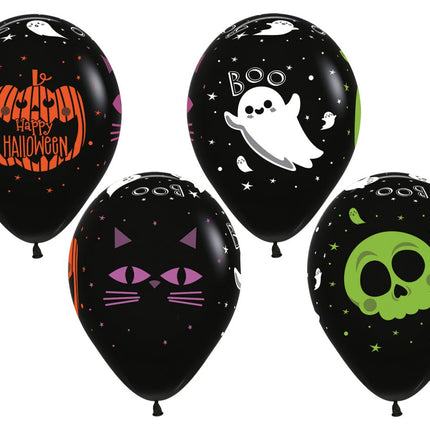 Halloween Ballonnen 30cm 25st van Sempertex koop je bij Partywinkel