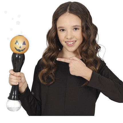 Halloween Bellenblaas Pompoen Led 36cm - Partywinkel - 8434077190654