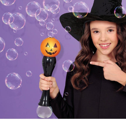 Halloween Bellenblaas Pompoen Led 36cm - Partywinkel - 8434077190654
