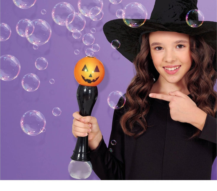 Halloween Bellenblaas Pompoen Led 36cm - Partywinkel - 8434077190654