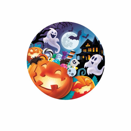 Halloween Borden Pompoenen 23cm van Fiestas Guirca koop je bij Partywinkel