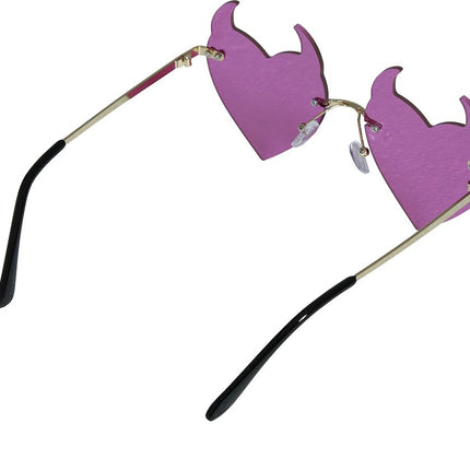 Halloween Bril Paars Duivel van Fiestas Guirca koop je bij Partywinkel