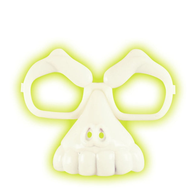 Halloween Bril Skelet Glow In The Dark van Widmann koop je bij Partywinkel