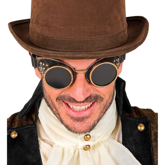 Halloween Bril Steampunk van Widmann koop je bij Partywinkel
