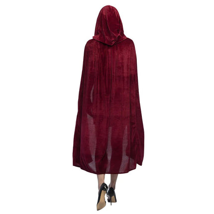Halloween Cape Bordeaux Rood van Boland koop je bij Partywinkel