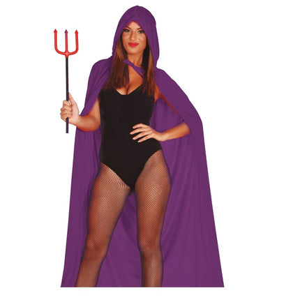 Halloween Cape Paars Dames 1,3m - Partywinkel - 8434077264799