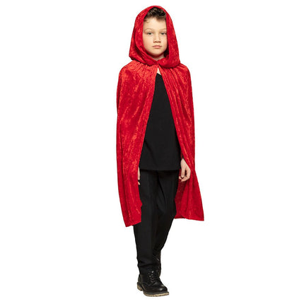 Halloween Cape Rood 1,15m van Boland koop je bij Partywinkel