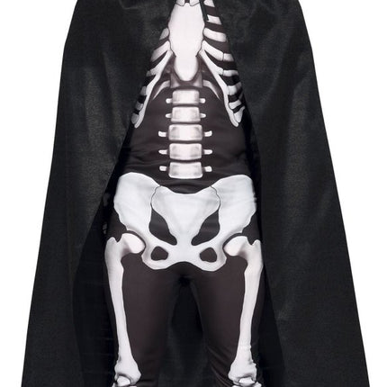 Halloween Cape Zwart 1,3m - Partywinkel - 8434077189771