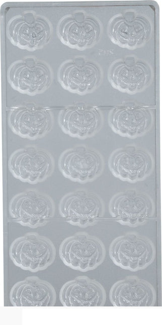 Halloween Chocolade Vorm Pompoenen 21 delig - Partywinkel - 8434077269602