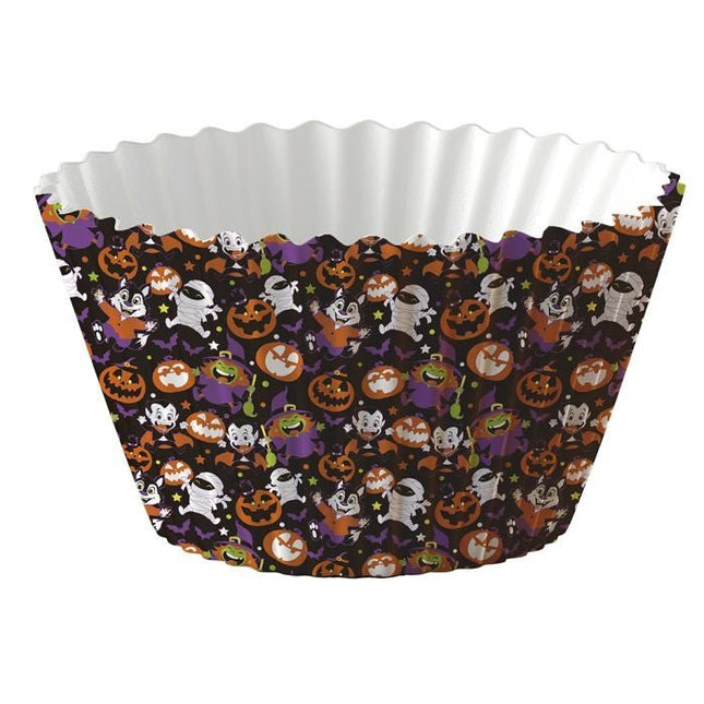 Halloween Cupcake Vormpjes Papier 5cm 50st - Partywinkel - 8434077269367
