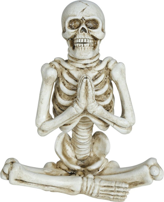 Halloween Decoratie Zitskelet 19cm - Partywinkel - 8434077249628