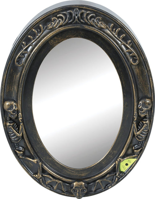 Halloween Deurbord Spiegel Met Licht En Geluid 32cm van Fiestas Guirca koop je bij Partywinkel