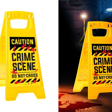 Halloween Deurposter Crime Scene 53cm van Fiestas Guirca koop je bij Partywinkel